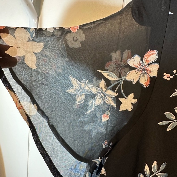 Torrid Fit and Flare Black Floral Dress Women’s Size 16 - Picture 13 of 16